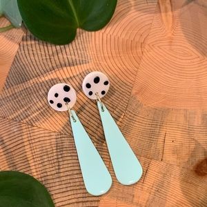 Polymer Clay Drop Earrings